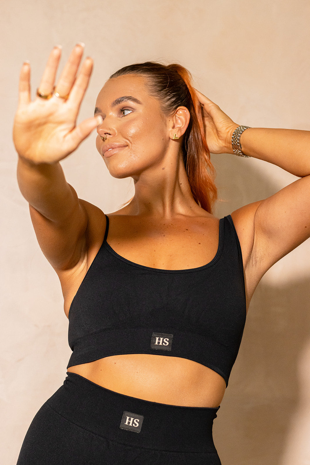 Flex Fit Black Sports Bra