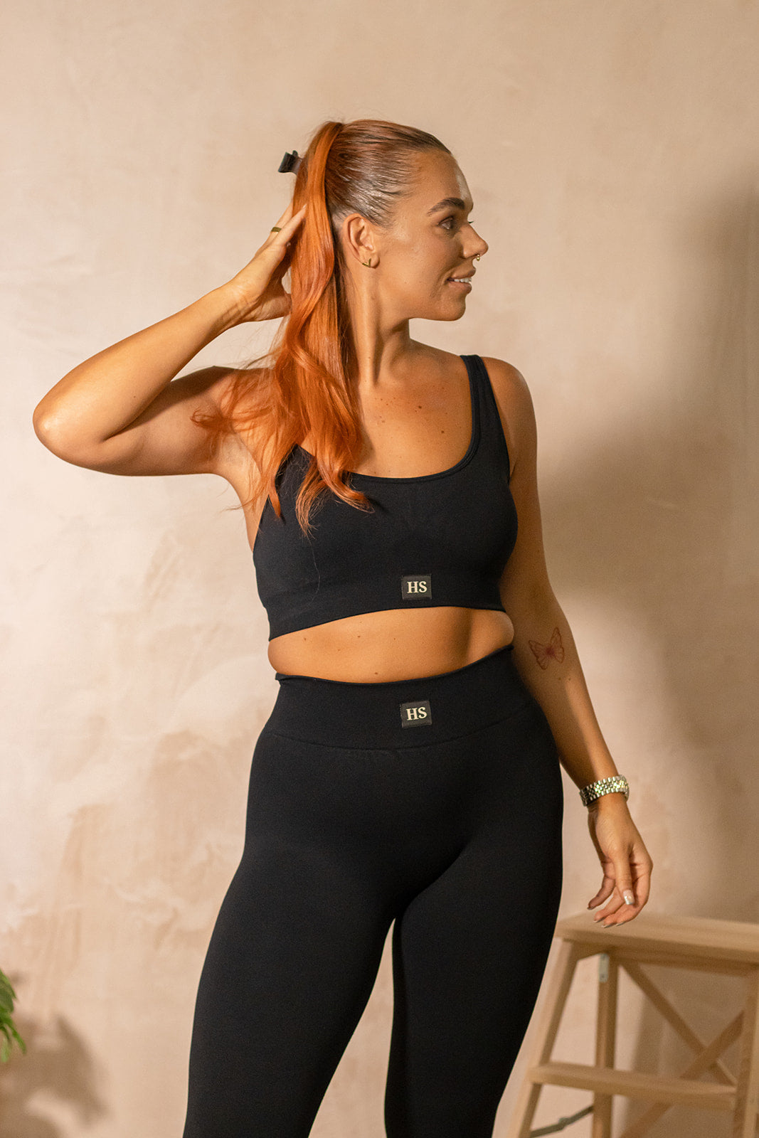 Flex Fit Black Sports Bra