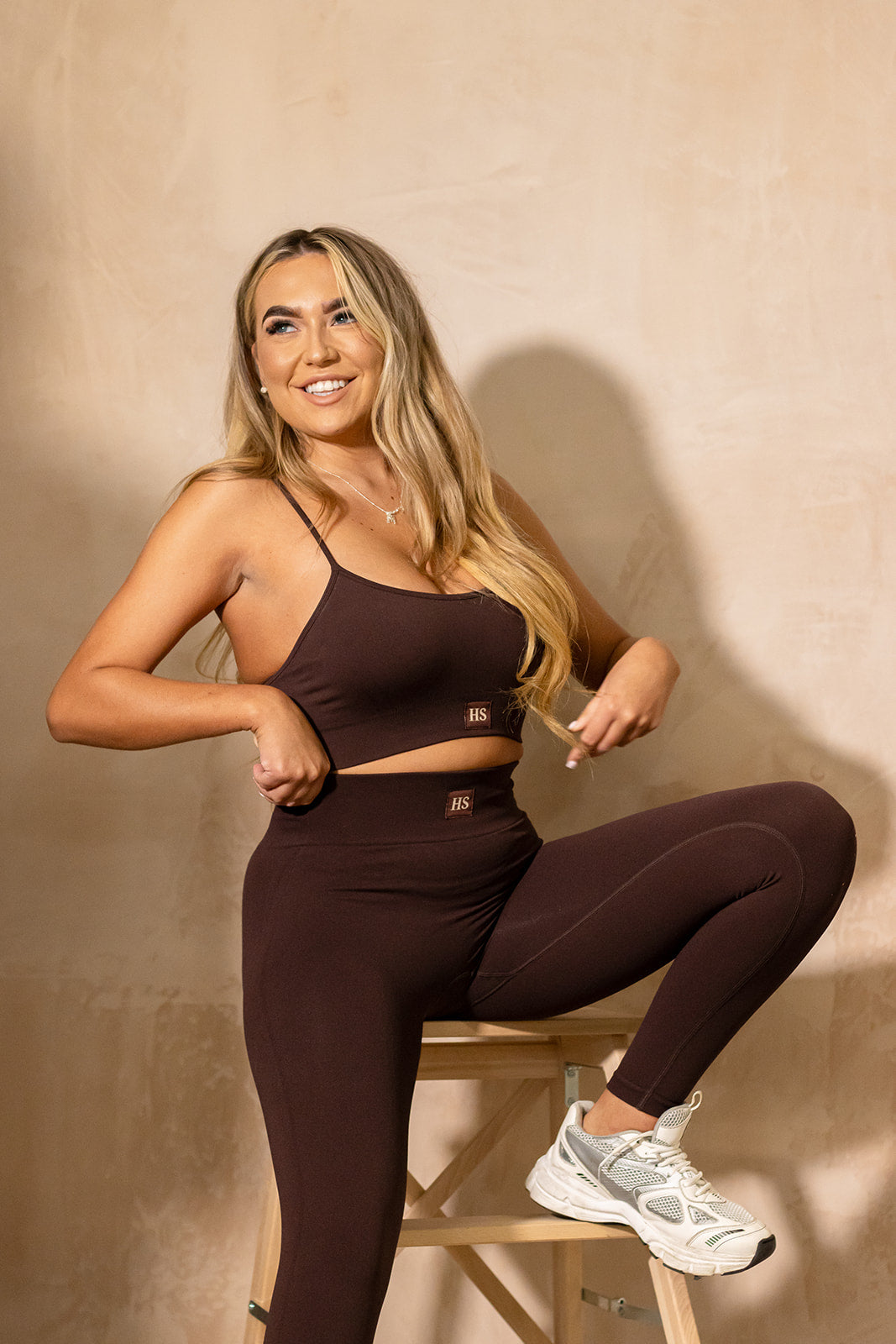 Flex Fit Brown Sports Bra