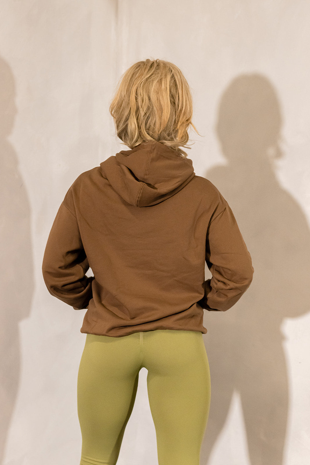 Flex Fit Oversized Brown Hoodie