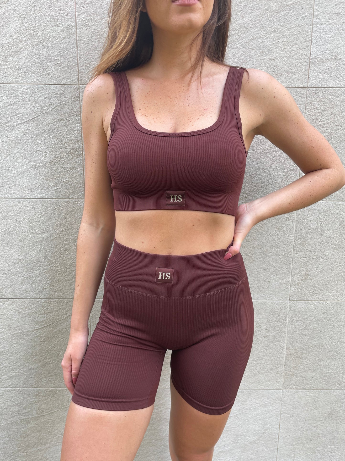 Get Sculpted Brown Shorts