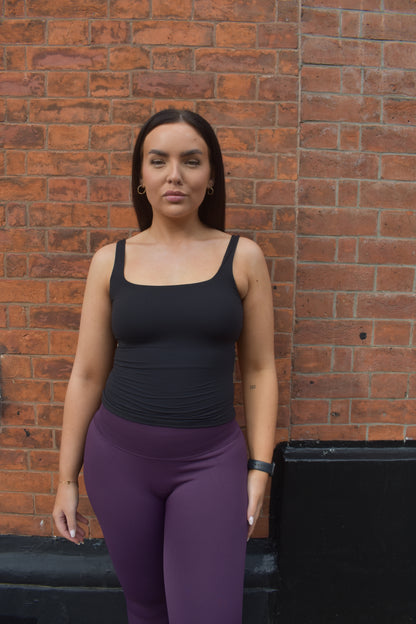 Everyday Black Sculpt Vest