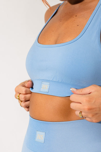 Pure Sculpt Bluebell Sports Bra