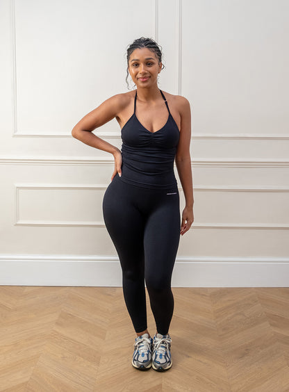 Evolve 2.0 Classic Black Halterneck Top