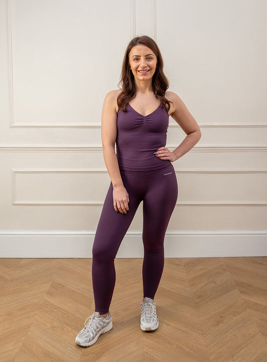 Evolve 2.0 Deep Berry Halterneck Top