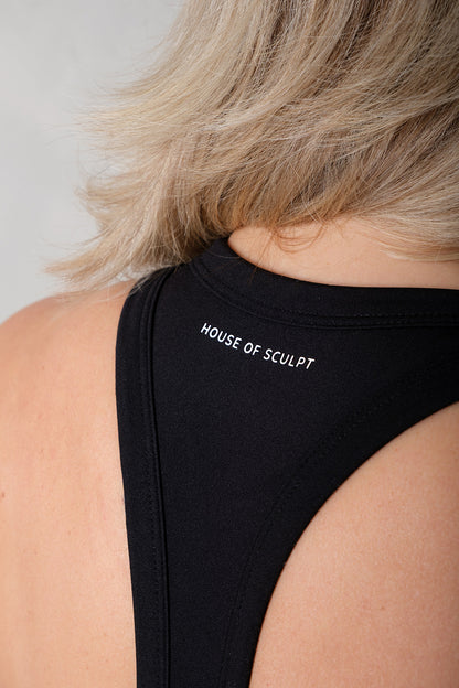 Soft Flow Racerback Vest - Black