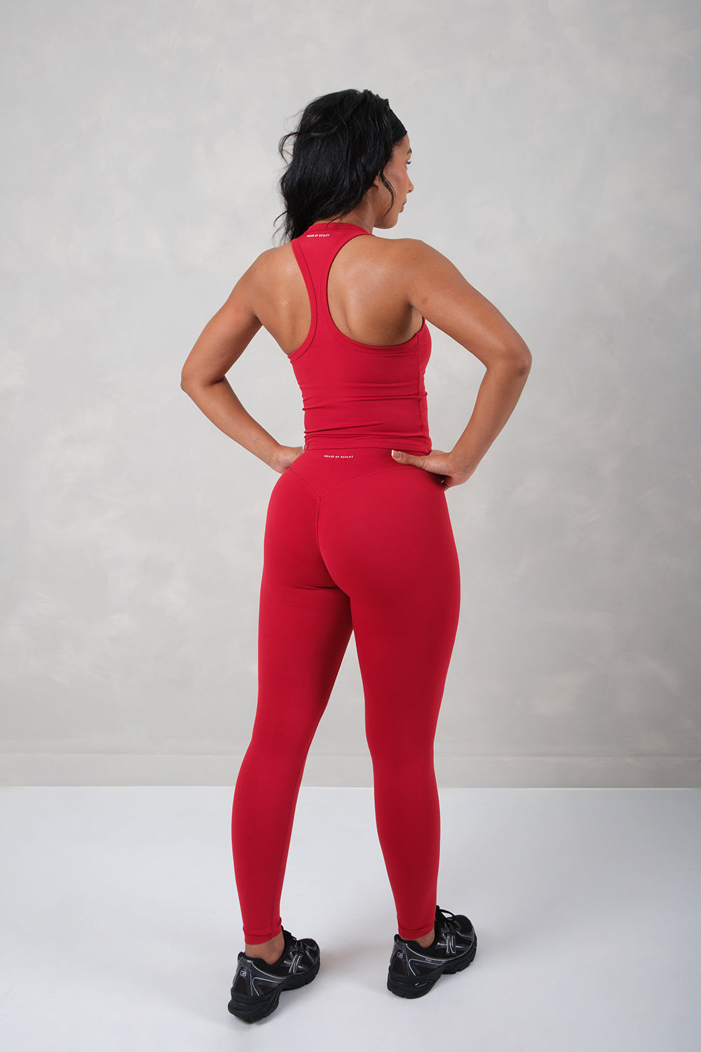 Soft Flow Leggings - Red