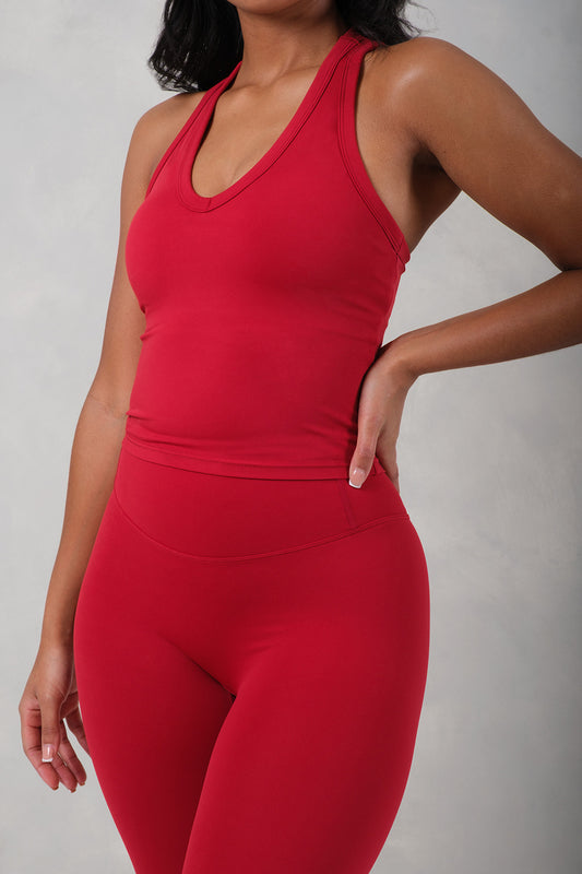 Soft Flow Racerback Vest - Red