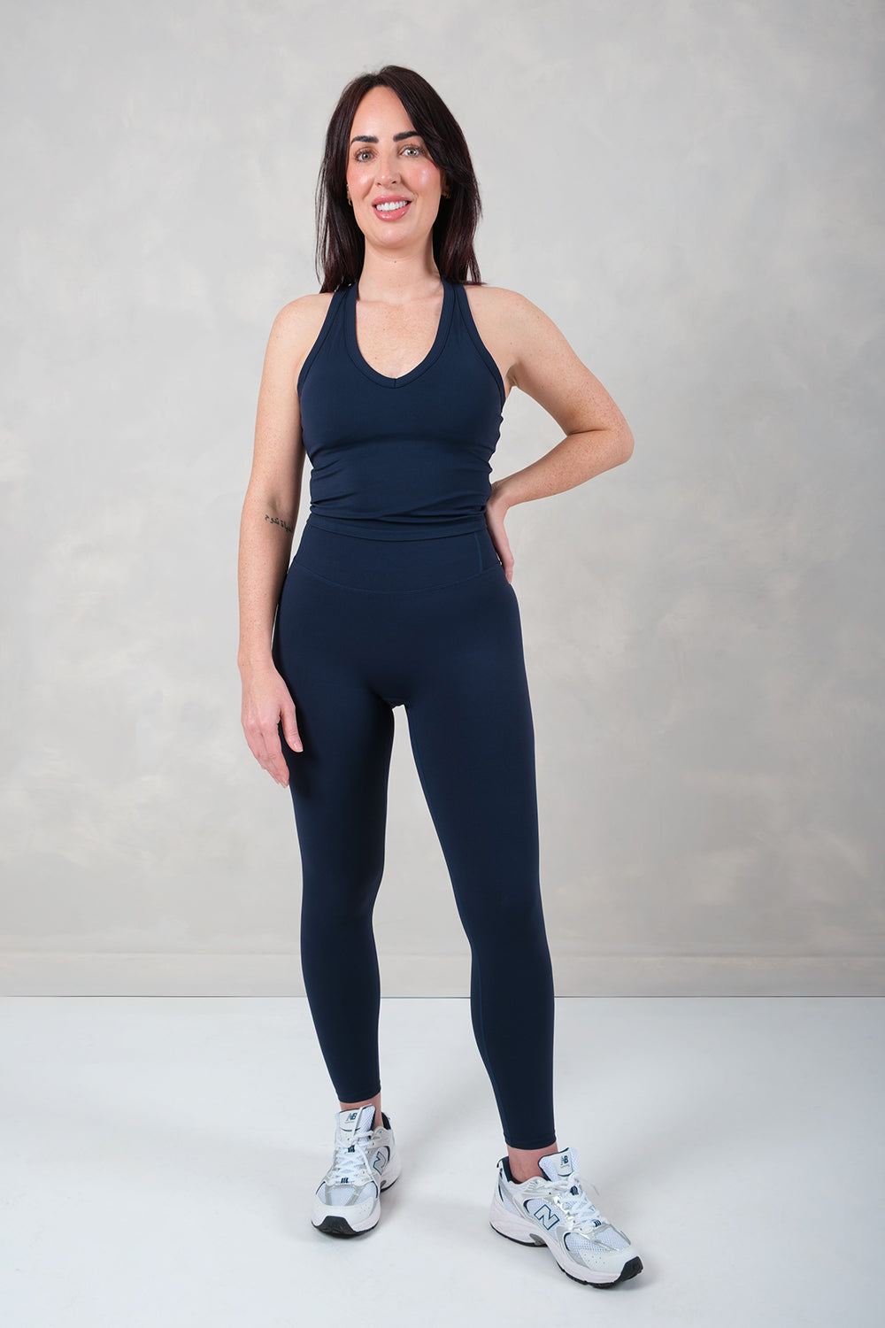 Soft Flow Racerback Vest - Navy