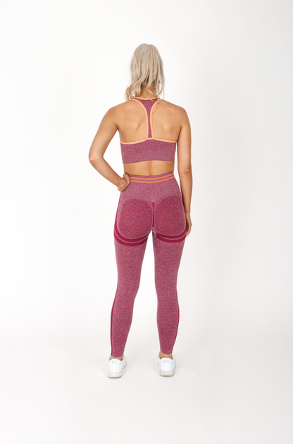 Risk It All Plum Sports Bra